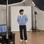 Premium Men’s Suede Jacket | Stylish Sherpa Collar, Warm & Comfortable Casual Wear