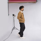 Men’s Suede Jacket | Stylish Sherpa Collar, Warm & Comfortable Casual Wear