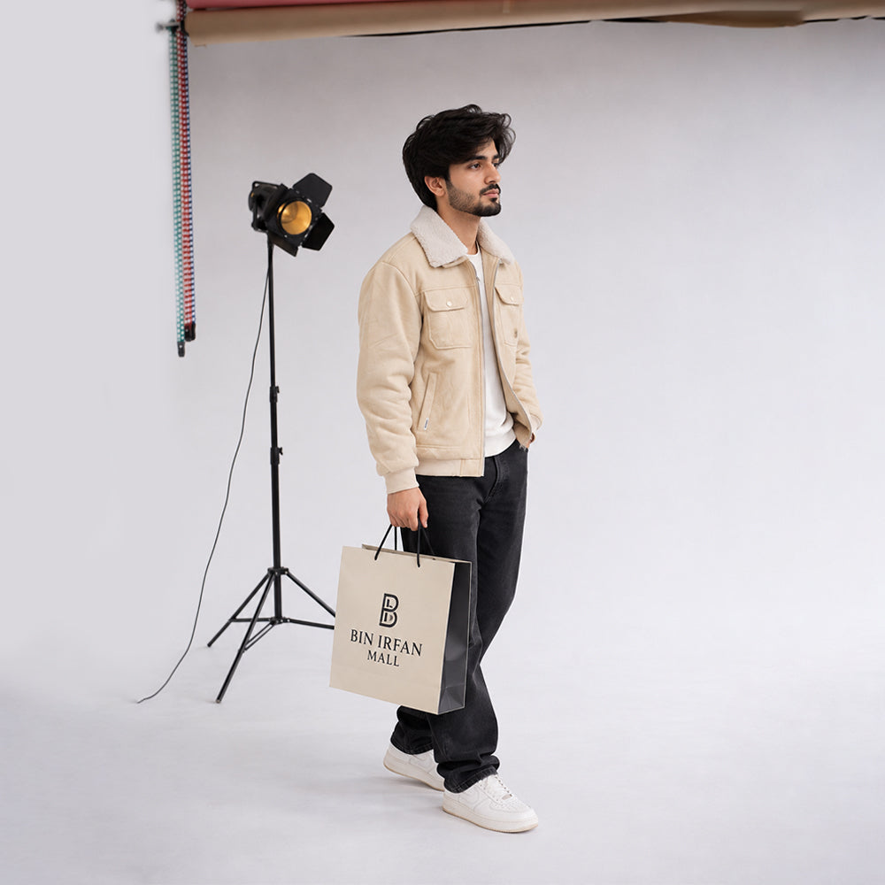 Premium Men’s Suede Jacket | Warm, Stylish & Comfortable Winter Wear