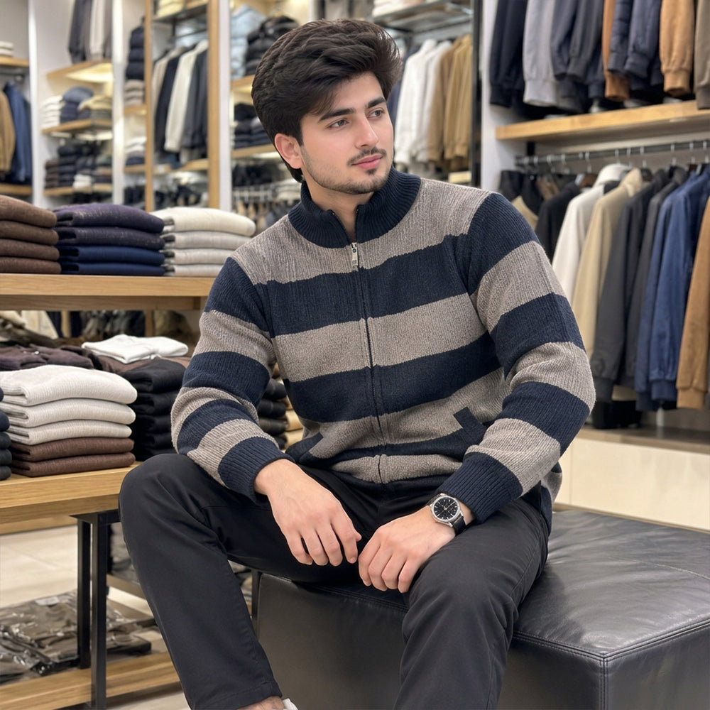Men’s Premium High Neck Sweater | Stylish Winter Wear | Bin Irfan Mall