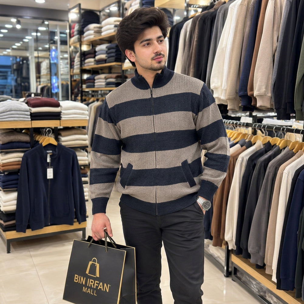 Men’s Premium High Neck Sweater | Stylish Winter Wear | Bin Irfan Mall